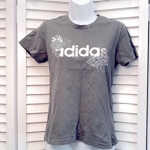 Junior size small adidas green tee